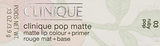 Clinique Pop Lip Colour and Primer 3.9g - 03 Ruby Pop