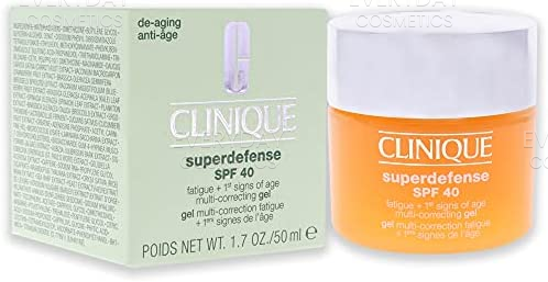 Clinique Superdefense SPF40 Fatigue + 1st Signs of Age Multi-Correcting Gel 50ml