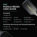 Denman Paddle Brush D83 - Black