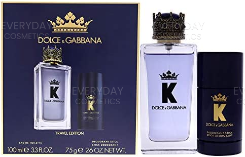 Dolce & Gabbana K Gift Set 100ml EDT + 75g Deodorant Stick