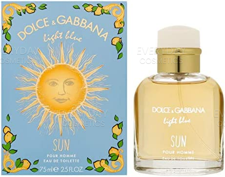 Dolce & Gabbana Light Blue Sun Pour Homme Eau de Toilette 75ml Spray