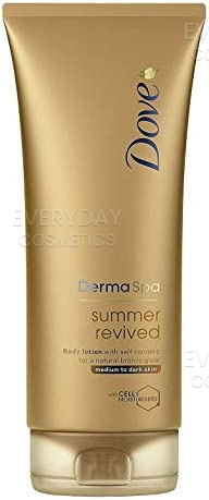 Dove Derma Spa Summer Revived Gradual Self Tan 200ml - Medium To Dark