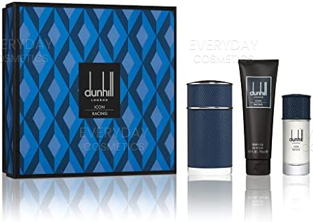 Dunhill Icon Racing Blue Gift Set 100ml EDP + 30ml EDP + 90ml Shower Gel