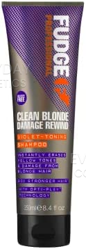 Fudge Clean Blonde Damage Rewind Violet Toning Shampoo 250ml