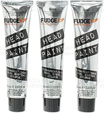 Fudge Professional Headpaint Gel Toners Trio Kit 60ml GT03 Neutral Nude Toner + 60ml GT12 Pale Platinum Toner + 60ml GT26 Petal Rose Toner