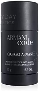 Giorgio Armani Code Deodorant Stick 75g Alcohol Free