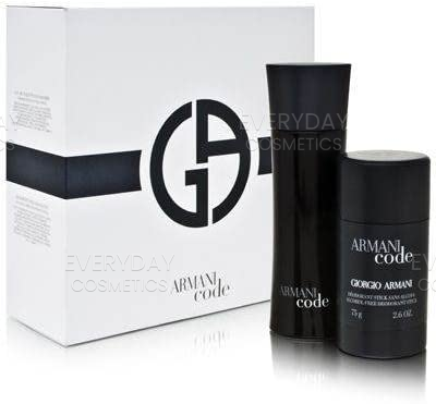 Giorgio Armani Code Gift Set 75ml EDT + 75g Deodorant Stick