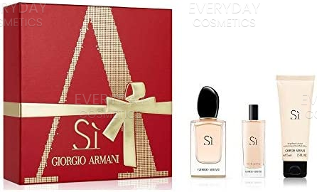 Giorgio Armani Si Gift Set 50ml EDP + 75ml Body Lotion + 15ml EDP