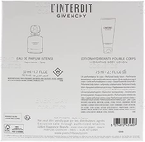 Givenchy L'Interdit Eau de Parfum Intense Gift Set 50ml EDP + 75ml Body Lotion