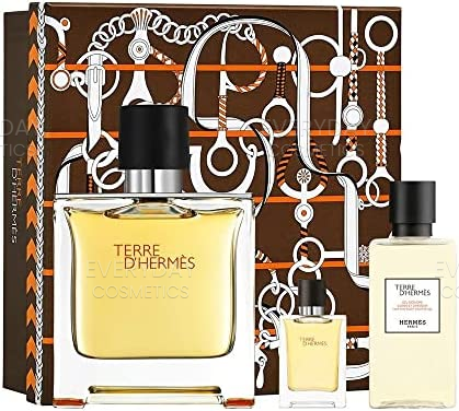 Hermès Terre d'Hermès Gift Set 75ml EDP + 40ml Shower Gel + 5ml EDP