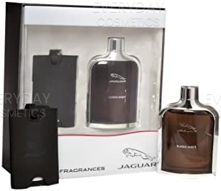 Jaguar Classic Amber Gift Set 100ml EDT + Luggage Tag