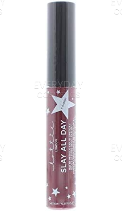 Lottie London Slay All Day Metallic Liquid Lipstick 6ml - Boy Bye