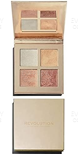 Makeup Revolution Face Quad Highlight Palette 4 x 3.5g - Incandescent