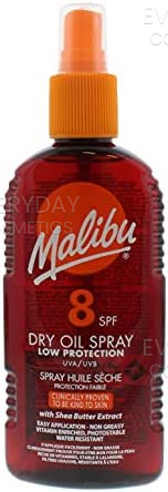 Malibu Sun Dry Oil Spray 200ml SPF8