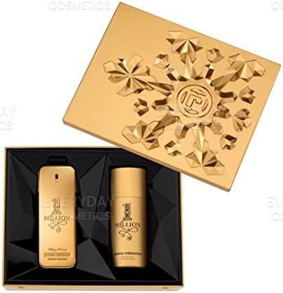 Paco Rabanne 1 Million Gift Set 100ml EDT + 150ml Deo Spray