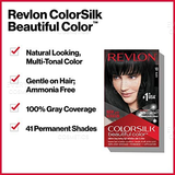 Revlon ColorSilk Permanent Hair Colour - 50 Light Ash Brown