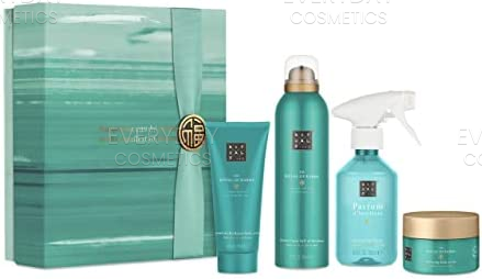 Rituals The Ritual of Karma Gift Set 100ml Body Cream + 200ml Foaming Shower Gel + 250ml Interior Perfume Spray + 125g Body Scrub