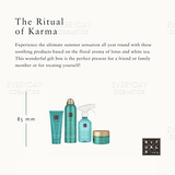 Rituals The Ritual of Karma Gift Set 100ml Body Cream + 200ml Foaming Shower Gel + 250ml Interior Perfume Spray + 125g Body Scrub