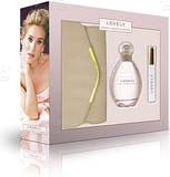 Sarah Jessica Parker Lovely Gift Set 100ml EDP + 10ml Rollerball + Gold Clutch