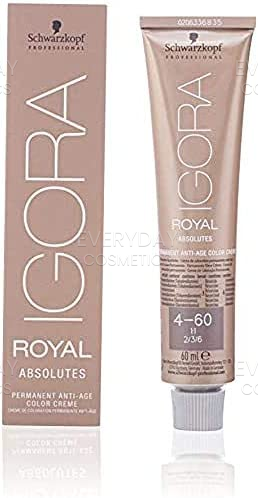 Schwarzkopf Igora Royal Absolutes Anti-Age Permanent Color Creme 60ml - 4-60