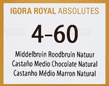 Schwarzkopf Igora Royal Absolutes Anti-Age Permanent Color Creme 60ml - 4-60