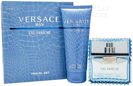 Versace Man Eau Fraiche Gift Set 50ml EDT + 100ml Bath & Shower Gel